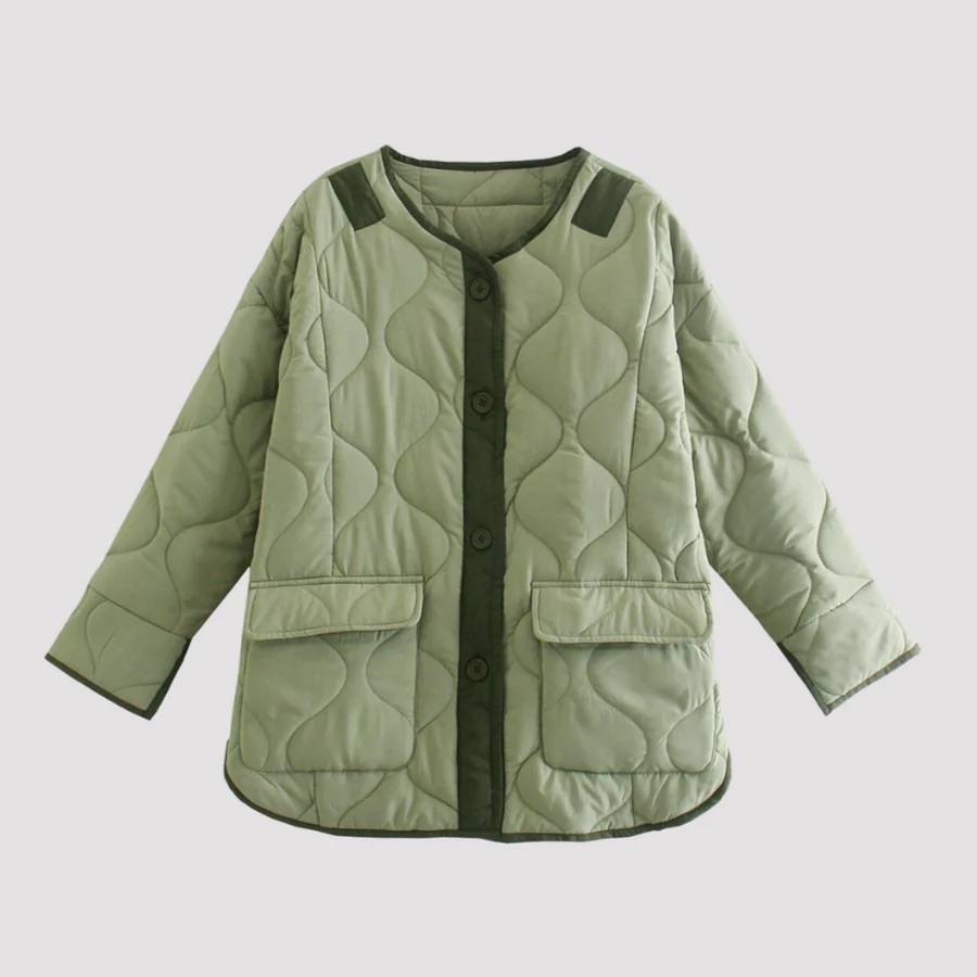 It’s Juliet Green Quilted Jacket (Size:M)